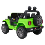 Elektrické autíčko Jeep Wrangler Rubicon Lift 4x4, 24V - zelené